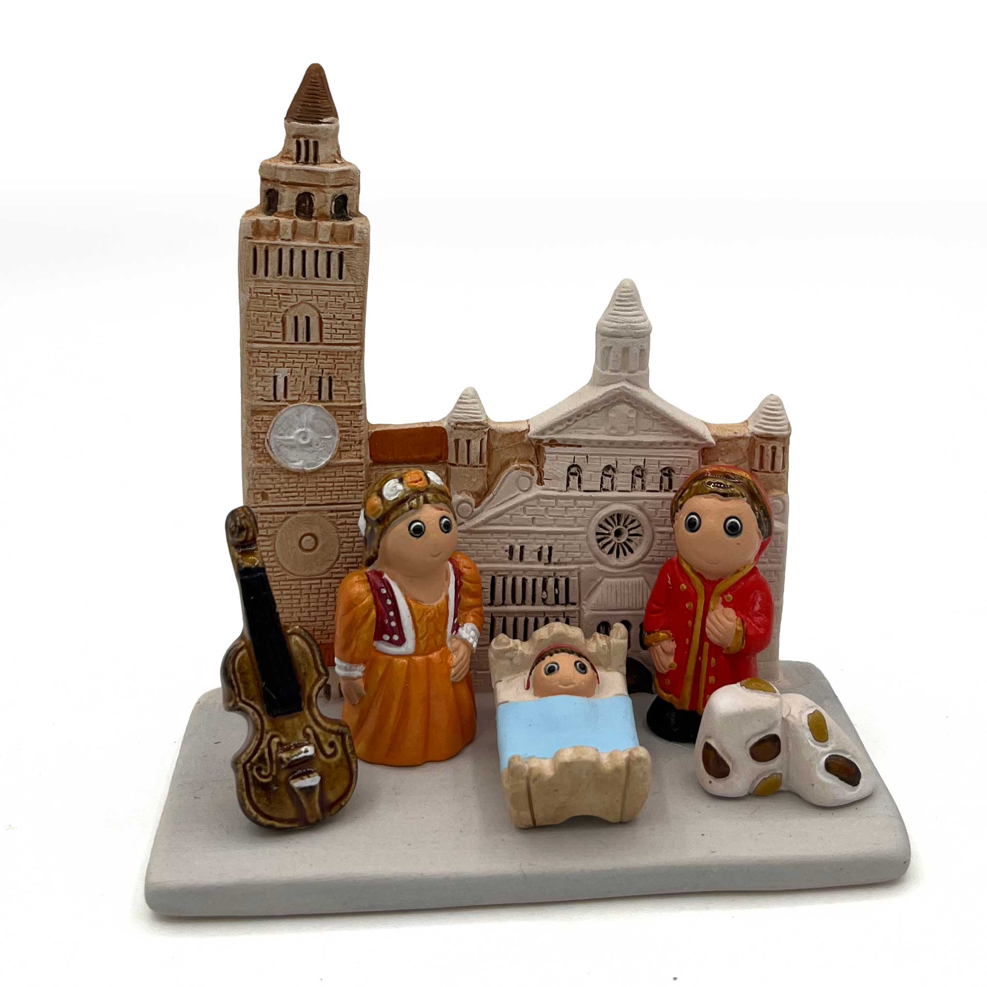Presepe Cremona Kenty – Ceramica dipinta a mano