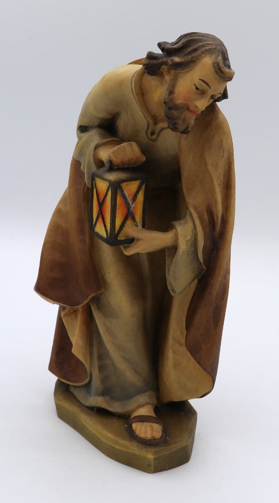 ANRI - Florentiner - Sacra Famiglia - Scultura in Legno Cm 12,5 Val Gardena - immagine 3
