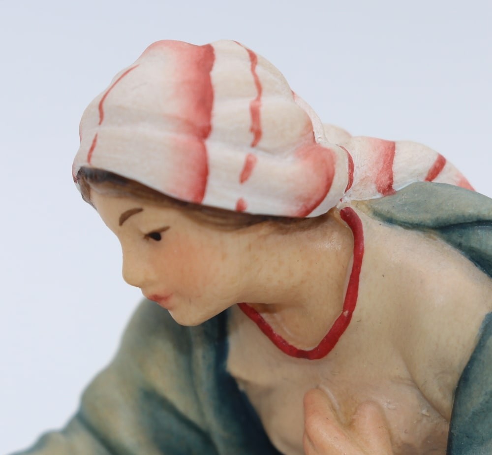 ANRI - Florentiner - Sacra Famiglia - Scultura in Legno Cm 12,5 Val Gardena - immagine 5