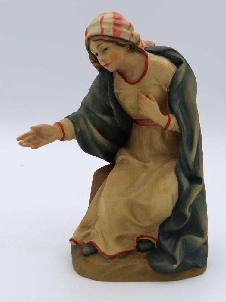 ANRI - Florentiner - Sacra Famiglia - Scultura in Legno Cm 12,5 Val Gardena - immagine 2