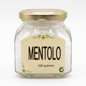 Cristalli di Mentolo Artigianale per Preghiera – Vasetto in Vetro 100g
