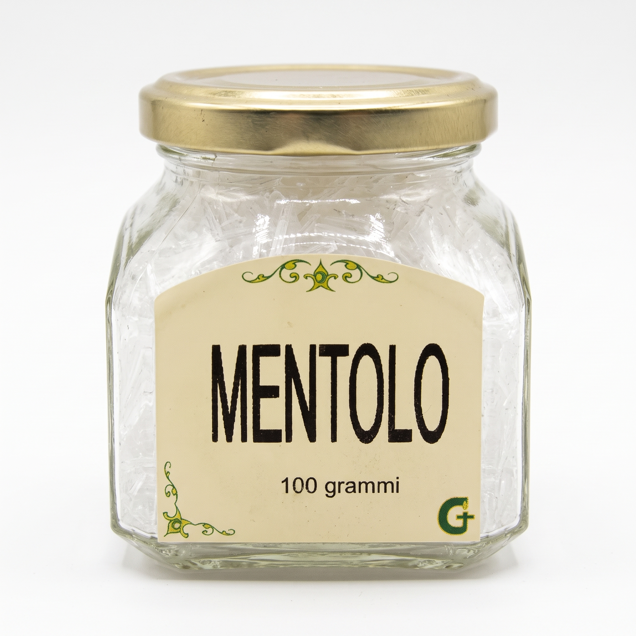 Cristalli di Mentolo Artigianale per Preghiera – Vasetto in Vetro 100g