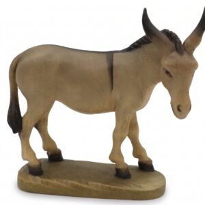 ANRI - Florentiner - Asino - Scultura in Legno Cm 12,5 Val Gardena