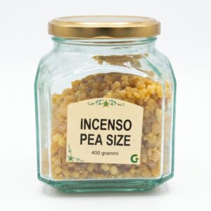 Incenso Liturgico in Grani Puri (Pea-Size) – Vasetto in Vetro da 400g